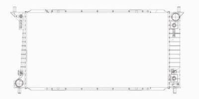 Rareelectrical - New Radiator Assembly Compatible With Lincoln 00-02 5.4L V8 330 Cid Fd37081a Xl3z8005ba Cu2136 2010 - Image 3