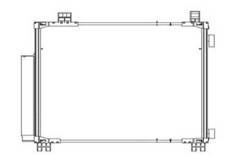 Rareelectrical - New Ac Condenser Compatible With 2012 Scion Iq Pfc Sc3030106 88460 74010 Sc3030106 88460 74010 - Image 3