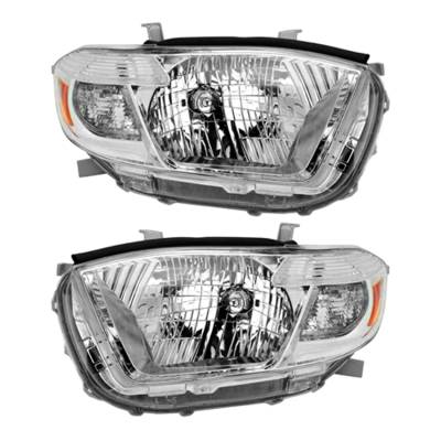 Rareelectrical - New Pair Of Headlight Compatible With Toyota Highlander 2008-2010 By Part Number 81130-48470 - Image 2