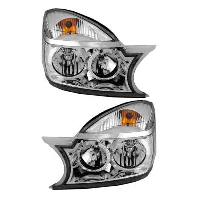 Rareelectrical - New Pair Of Halogen Headlights Compatible With Buick Rendezvous Cx Plus Sport Utility 4 Door 3.4L - Image 2