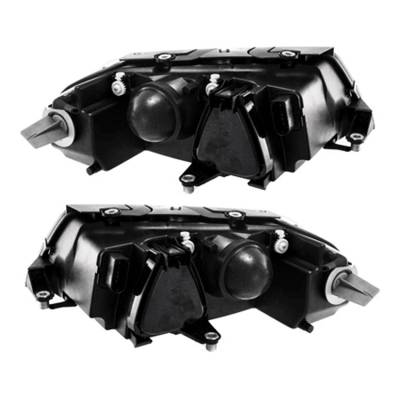 New Pair Of Halogen Headlight Compatible With Volkswagen Passat Gl Sedan Wagon 2003-2005 By Part