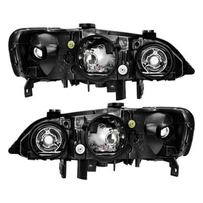 Rareelectrical - New Pair Of Headlight Compatible With Acura Tl Sedan 3.2L V6 4 Door 2000 By Part Number - Image 1