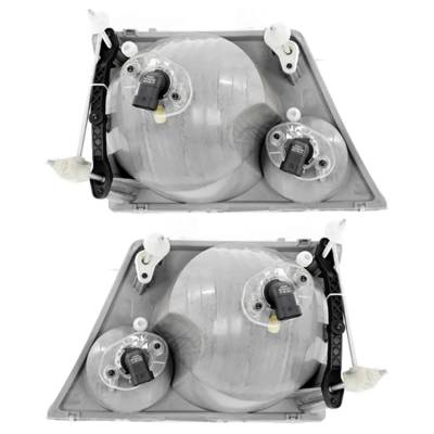 Rareelectrical - New Pair Of Halogen Headlights Compatible With Ford Explorer Eddie Bauer Limited 4.0L 4.6L 2002 2003 - Image 1