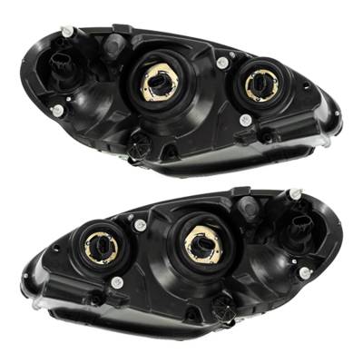 Rareelectrical - New Pair Of Halogen Headlight Compatible With Chrysler Pt Cruiser Gt Wagon 2006-2007 By Part Number - Image 1