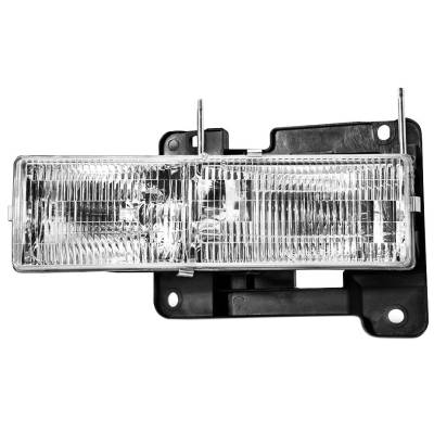 Rareelectrical - New Passengers Headlight Compatible With Chevrolet Gmc K1500 1988-1992 By Part Number 15034930 - Image 2