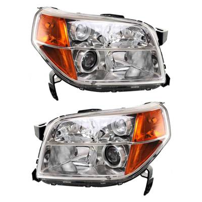 Rareelectrical - New Pair Of Headlight Compatible With Honda Pilot Lx Sport 2006-2008 By Part Number 33101-S9v-A11 - Image 2