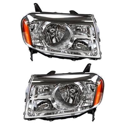 Rareelectrical - New Pair Of Headlight Compatible With Honda Pilot Ex Sport 2009-2011 By Part Number 33100-Sza-A01 - Image 2