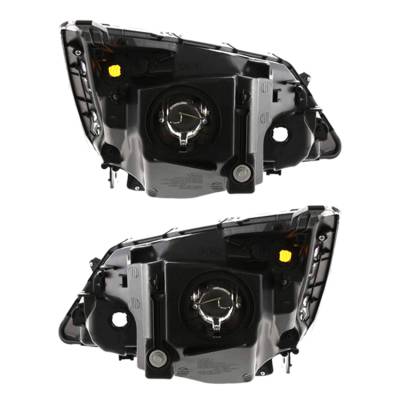 Rareelectrical - New Pair Of Headlight Compatible With Honda Cr-V 2007-2011 By Part Number 33101-Swa-A01 33101Swaa01 - Image 1