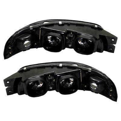 Rareelectrical - New Pair Of Headlights Compatible With Buick Lesabre Limited Sedan 3.8L 1997 1998 1999 By Part - Image 1