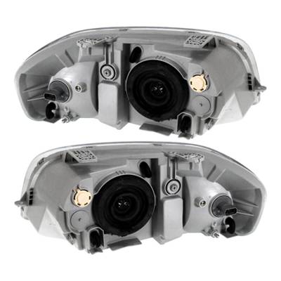 Rareelectrical - New Pair Of Headlight Compatible With Chevrolet Aveo Base Sedan 2007-2011 By Part Number 96650526 - Image 1