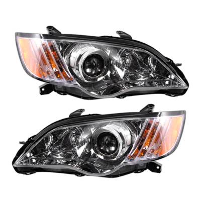 Rareelectrical - New Pair Of Halogen Headlights Compatible With Subaru Outback 3.0 R Limited Wagon 3.0L 2009 By Part - Image 2