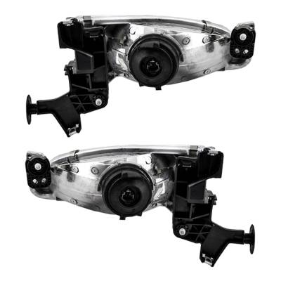 Rareelectrical - New Pair Of Headlights Compatible With Toyota Corolla Ce Sedan 1.8L 1998 1999 2000 By Part Number - Image 1