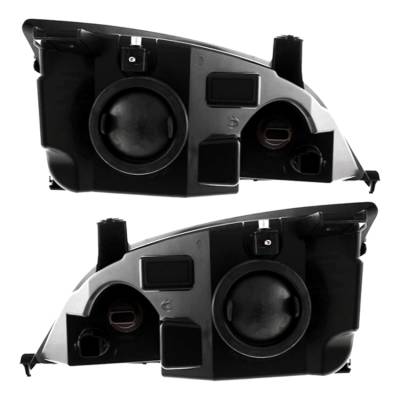 Rareelectrical - New Pair Of Halogen Headlight Compatible With Ford Focus Sedan 2005-2007 By Part Number 7S4z-13008-E - Image 1