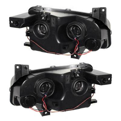 Rareelectrical - New Pair Of Halogen Headlight Compatible With Dodge Charger Sedan 2007-2010 By Part Number 4806164Ak - Image 1
