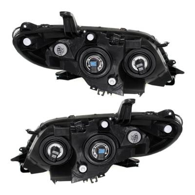 New Pair Of Halogen Headlight Compatible With Toyota Sienna L Mini Passenger Van 2013-2020 By Part