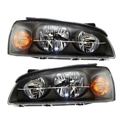 Rareelectrical - New Pair Of Headlight Compatible With Hyundai Elantra Gls Sedan 2004-2006 By Part Number 92102-2D550 - Image 2