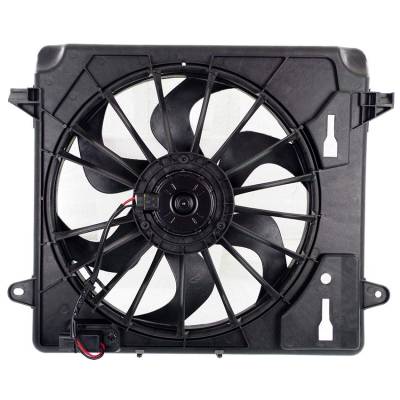 Rareelectrical - New Cooling Fan Compatible With Jeep Wrangler 2009-2010 By Part Number 55056642Ac 55056642Ad - Image 1