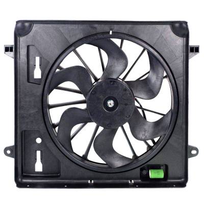 Rareelectrical - New Cooling Fan Compatible With Jeep Wrangler 2009-2010 By Part Number 55056642Ac 55056642Ad - Image 2