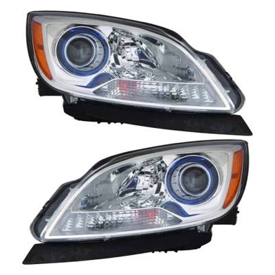 Rareelectrical - New Pair Of Headlight Compatible With Buick Verano 2012-2017 By Part Number 23216003 23216004 - Image 2