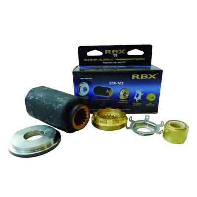 Rareelectrical - New 40 - 300 Hp Propeller Hub Kit Compatible With Chrysler / Force 3 Cyl 3.375 Bore Top Guided 75 90 - Image 1