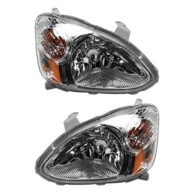 Rareelectrical - New Pair Of Headlight Compatible With Toyota Echo Sedan 1.5L 200-2005 By Part Number 81130-52300 - Image 2