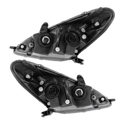 Rareelectrical - New Pair Of Halogen Headlight Compatible With Lexus Es330 Sedan 2004 By Part Number 81130-33450 - Image 1