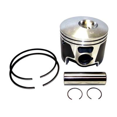 Rareelectrical - New 3.894In Piston Kit Compatible With Johnson / Evinrude 200 - 250 Hp 3.3L E-Tec 04-14 Port .040 - Image 2