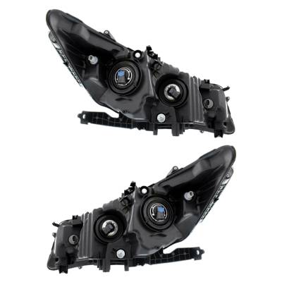 New Pair Of Halogen Headlight Compatible With Honda Crosstour Ex Hatchback 2013-2015 By Part Number