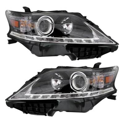 Rareelectrical - New Pair Of Halogen Headlight Compatible With 2015 Lexus Rx450h Sportdesign Sport 2015 By Part - Image 2