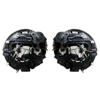 New Pair Of Halogen Headlight Compatible With Mini Cooper S Base Hatchback 2005-2008 By Part Number