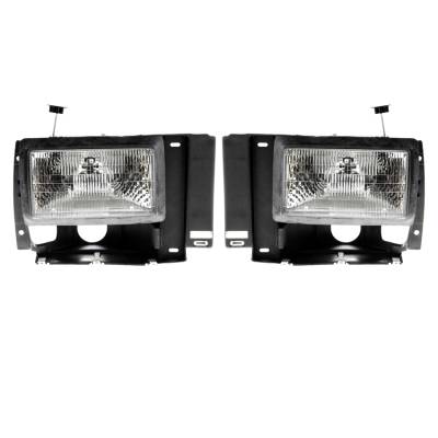 Rareelectrical - New Pair Of Headlight Compatible With Ford Bronco Ii 1989-1990 By Part Number F1tz-13008-C - Image 2