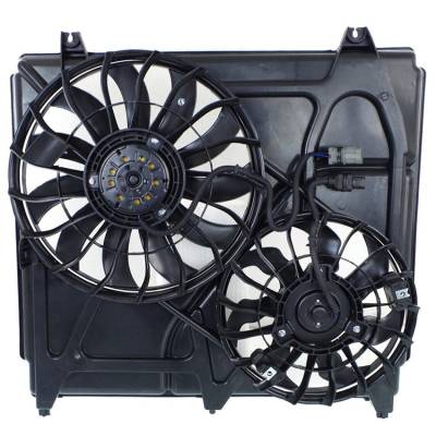Rareelectrical - New Cooling Fan Compatible With Kia Sorento 3.5L 2003-2004 By Part Numbers 25231-3E600 252313E600 - Image 1