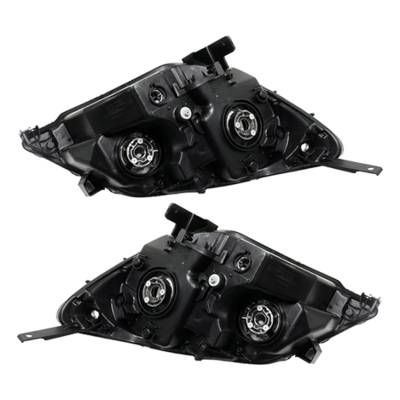 New Pair Of Halogen Headlight Compatible With Honda Odyssey Ex Lx Mini Van 2005-2007 By Part Number