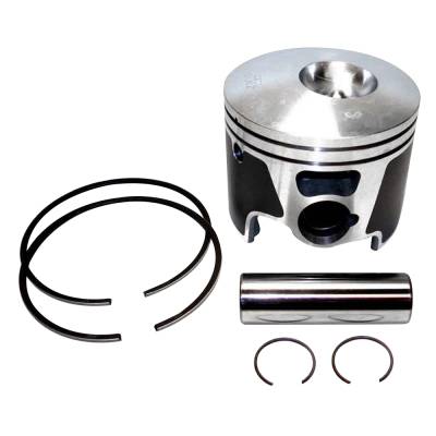Rareelectrical - New 3.854In Piston Kit Compatible With Johnson / Evinrude 200 - 250 Hp 3.3L E-Tec 04-14 Port - Image 1