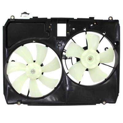 Rareelectrical - New Cooling Fan Compatible With Toyota Sienna 2004 By Part Numbers 16361-0A150 163610A150 - Image 2
