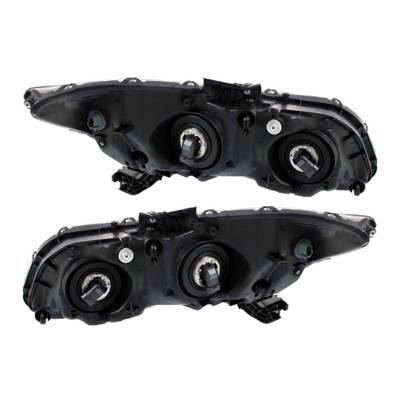 Rareelectrical - New Pair Of Headlight Compatible With Honda Civic Dx Ex Coupe 2012 By Part Number 33100-Tr0-A01 - Image 1