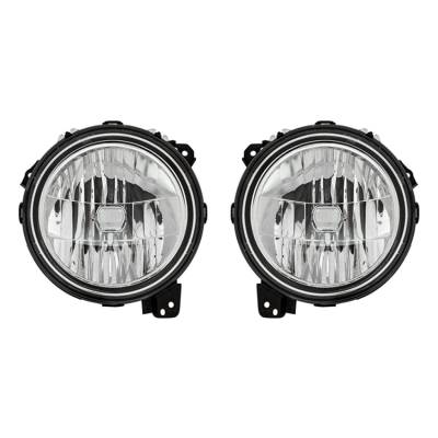 Rareelectrical - New Pair Of Headlight Compatible With Jeep Gladiator Crew Cab Pickup 2020 By Part Number 55112872Ag - Image 2