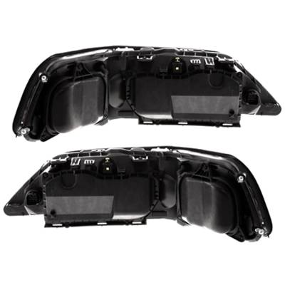 Rareelectrical - New Pair Of Halogen Headlight Compatible With Lincoln Town Car Limousine 2003-2004 By Part Number - Image 1