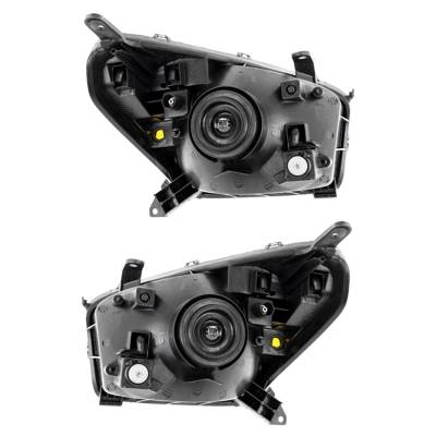 Rareelectrical - New Pair Of Halogen Headlights Compatible With Toyota Rav4 Base Sport Utility 4-Door 2001 2002 2003 - Image 1