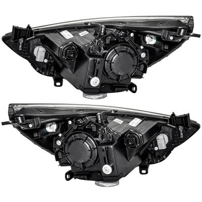 Rareelectrical - New Pair Of Headlight Compatible With Hyundai Accent Sedan 2012-2014 By Part Number 92102-1R010 - Image 1