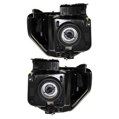 Rareelectrical - New Pair Of Halogen Headlight Compatible With Dodge Nitro Heat Sport 2010-2011 By Part Number - Image 1