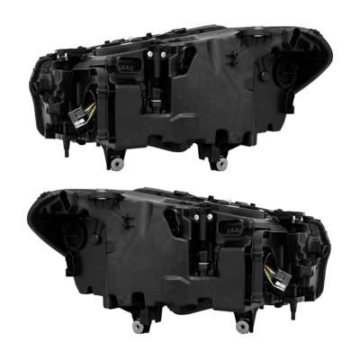 Rareelectrical - New Pair Of Headlight Compatible With Bmw X3 Sport Utility 2018 By Part Number 63-11-7-466-128 - Image 1