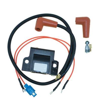 Rareelectrical - New Ignition Coil Compatible With Johnson/Evinrude 2 Cyl 3.000 Bore Cross Flow 20 25 30 35 1988 By - Image 1