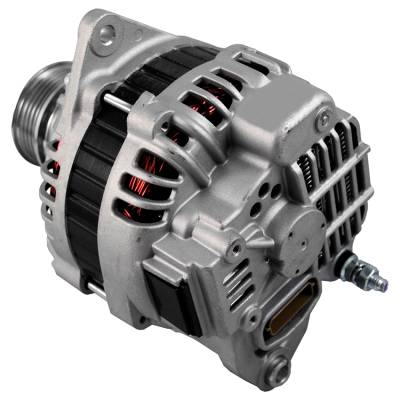 Rareelectrical - New 24 Volt 90 Amp Alternator Compatible With Renault Europe Truck Kerax 370 2006-2009 By Part - Image 1