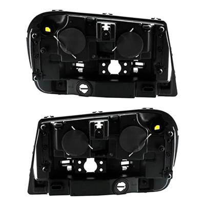 Rareelectrical - New Pair Of Headlight Compatible With Chevrolet Trailblazer Ext Lt Ls 2003-2005 By Part Number - Image 1