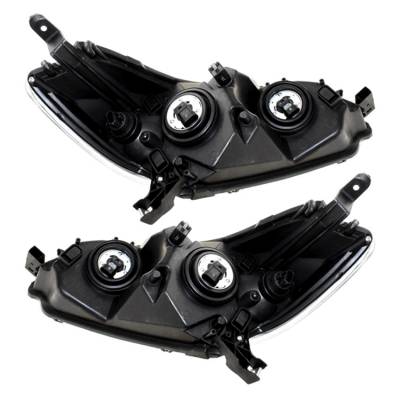 Rareelectrical - New Pair Of Headlight Compatible With Toyota Matrix Base Wagon 2009-2014 By Part Number 81110-02650 - Image 1