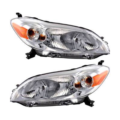 Rareelectrical - New Pair Of Headlight Compatible With Toyota Matrix Base Wagon 2009-2014 By Part Number 81110-02650 - Image 2