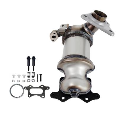 Rareelectrical - New Catalytic Converter Compatible With Honda Fit 2009-2010 By Part Numbers 514045 641507 41018 - Image 2
