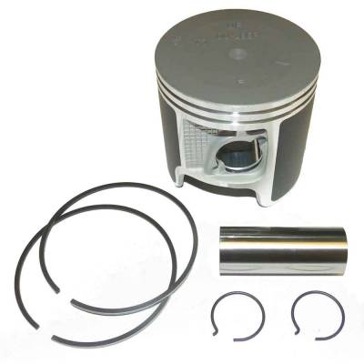 New 3.544In Platinum Piston Kit Compatible With Yamaha 200 - 250 Hp 76 Degree Port Standard Platinum