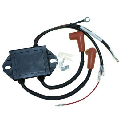 Rareelectrical - New Ignition Coil Compatible With Nissan/Tohatsu 2 Cyl 2.755 Bore 40 1985 1986 1987 1988 1989 1990 - Image 1